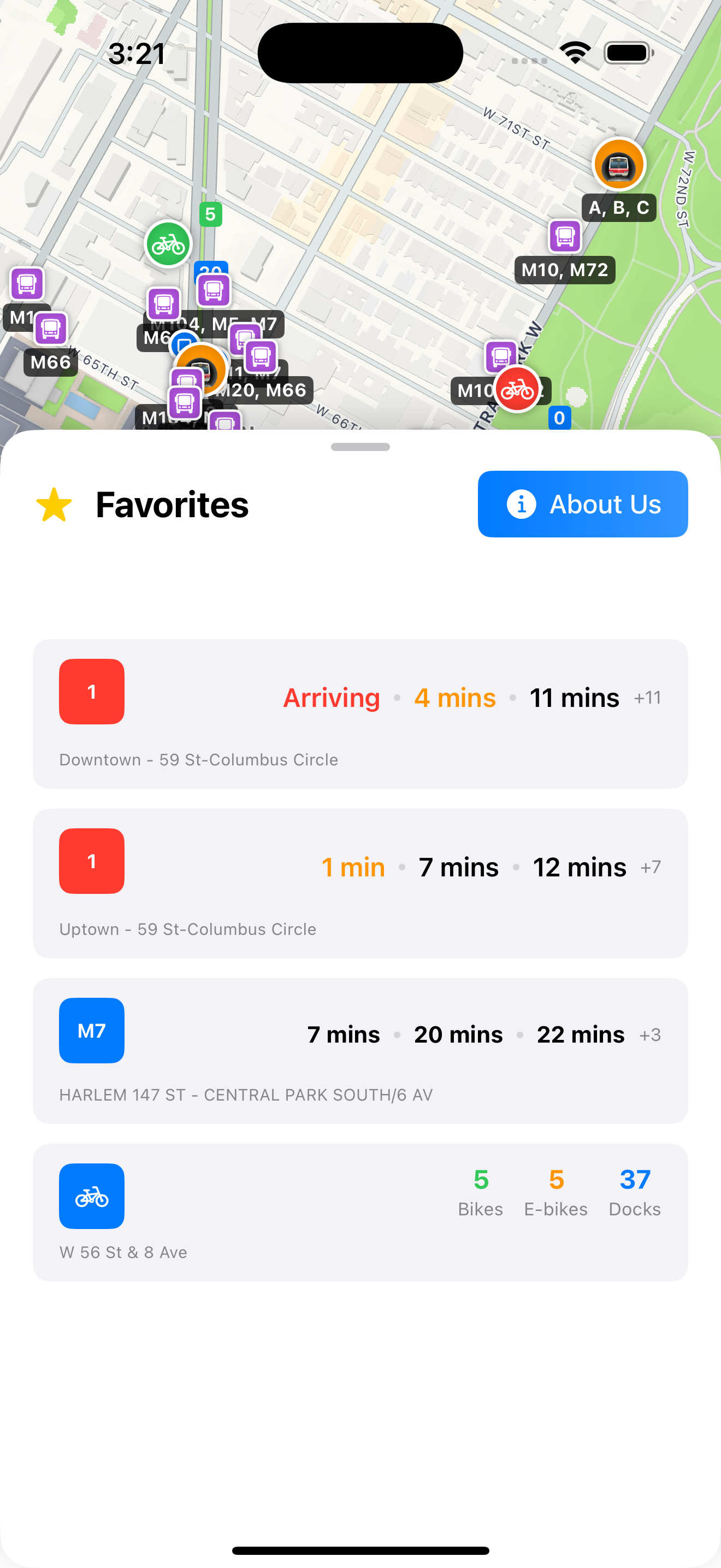 onTime App Screenshot